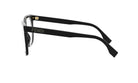 A pair of black Fendi-branded glasses with a sleek, modern design.
