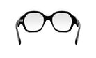 A pair of black-framed glasses with a sleek, modern design.
