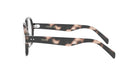 A pair of stylish sunglasses with a tortoiseshell frame and dark lenses.