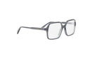 A pair of stylish, square-framed glasses with a sleek, modern design.