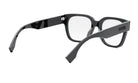 A pair of black-framed glasses with a sleek, modern design.