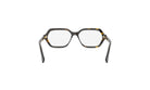 A pair of stylish, black-framed glasses with a tortoiseshell pattern.