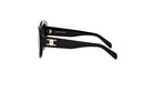 A pair of black sunglasses with a Celine Paris logo on the frame.
