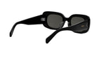A pair of black sunglasses with a Celine logo on the frame.