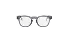 A pair of black-framed glasses with a sleek, modern design.