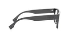 A pair of black Fendi-branded glasses with a sleek, modern design.