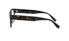 A pair of dark-framed glasses with a tortoiseshell pattern.
