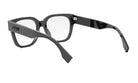 A pair of black-framed glasses with a sleek, modern design.