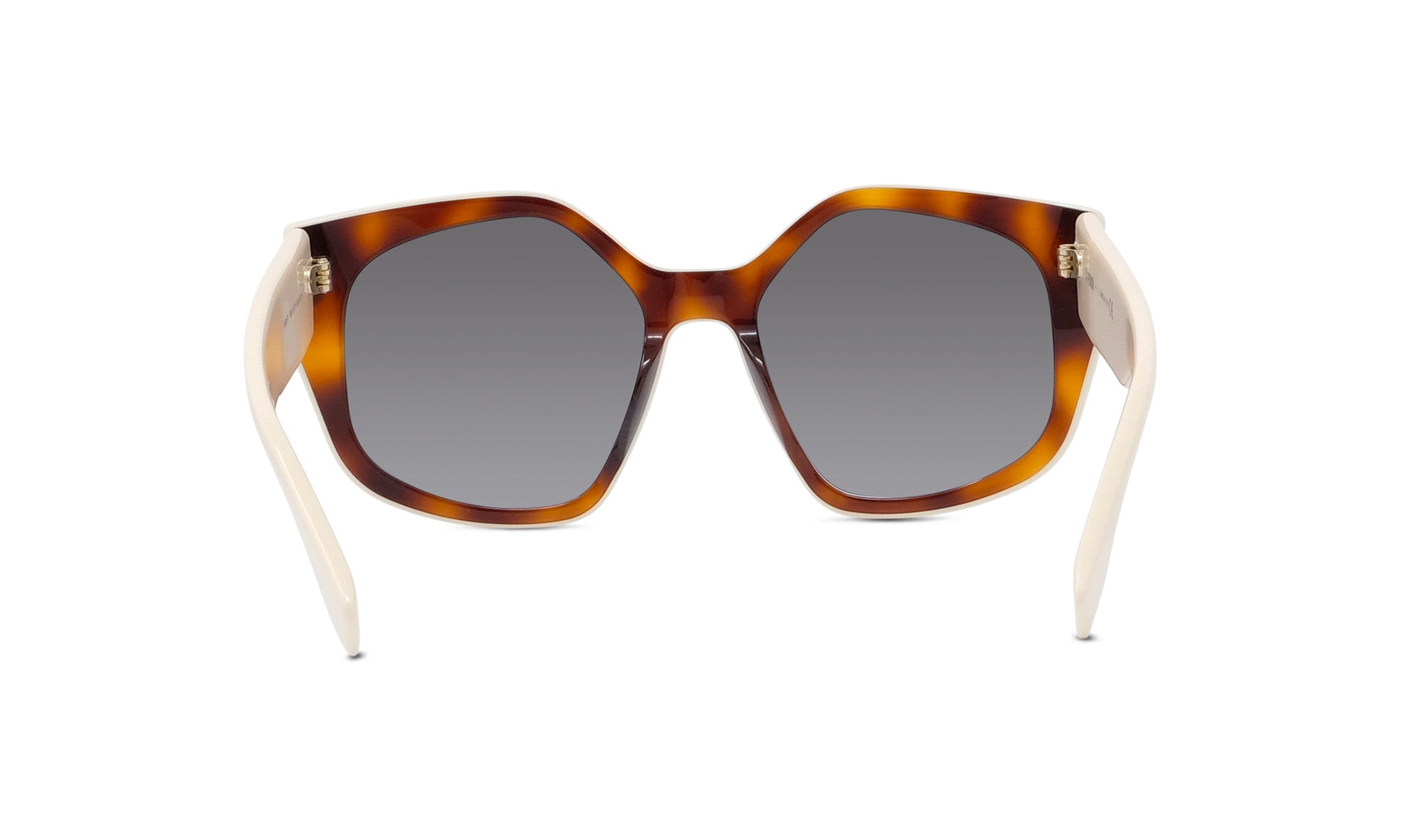 A pair of stylish sunglasses with a tortoiseshell frame and dark lenses.