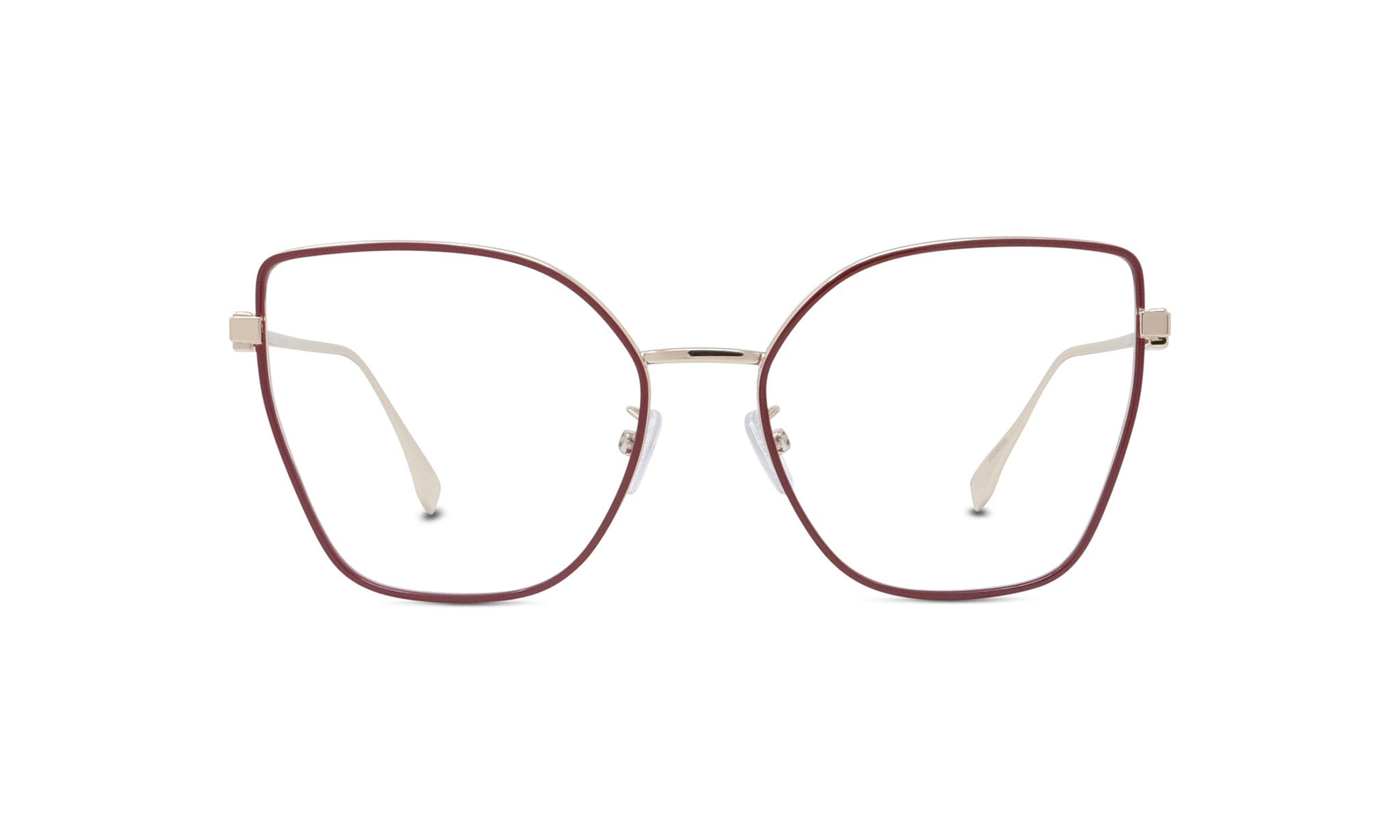 BAGUETTE GEOMETRIC EYEGLASSES - Jorge Oculista
