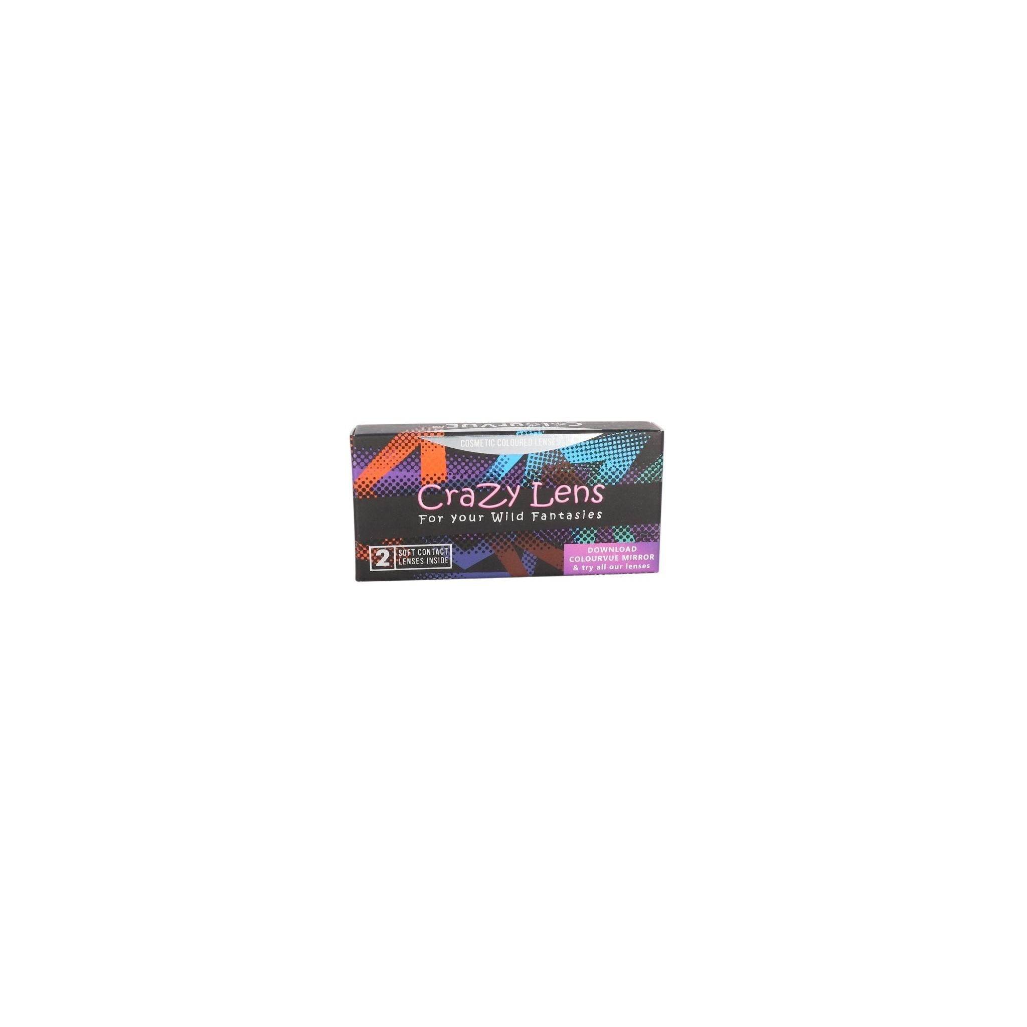 Crazy Lens Glow Red Diam:14 Raio:8.60 - Jorge Oculista
