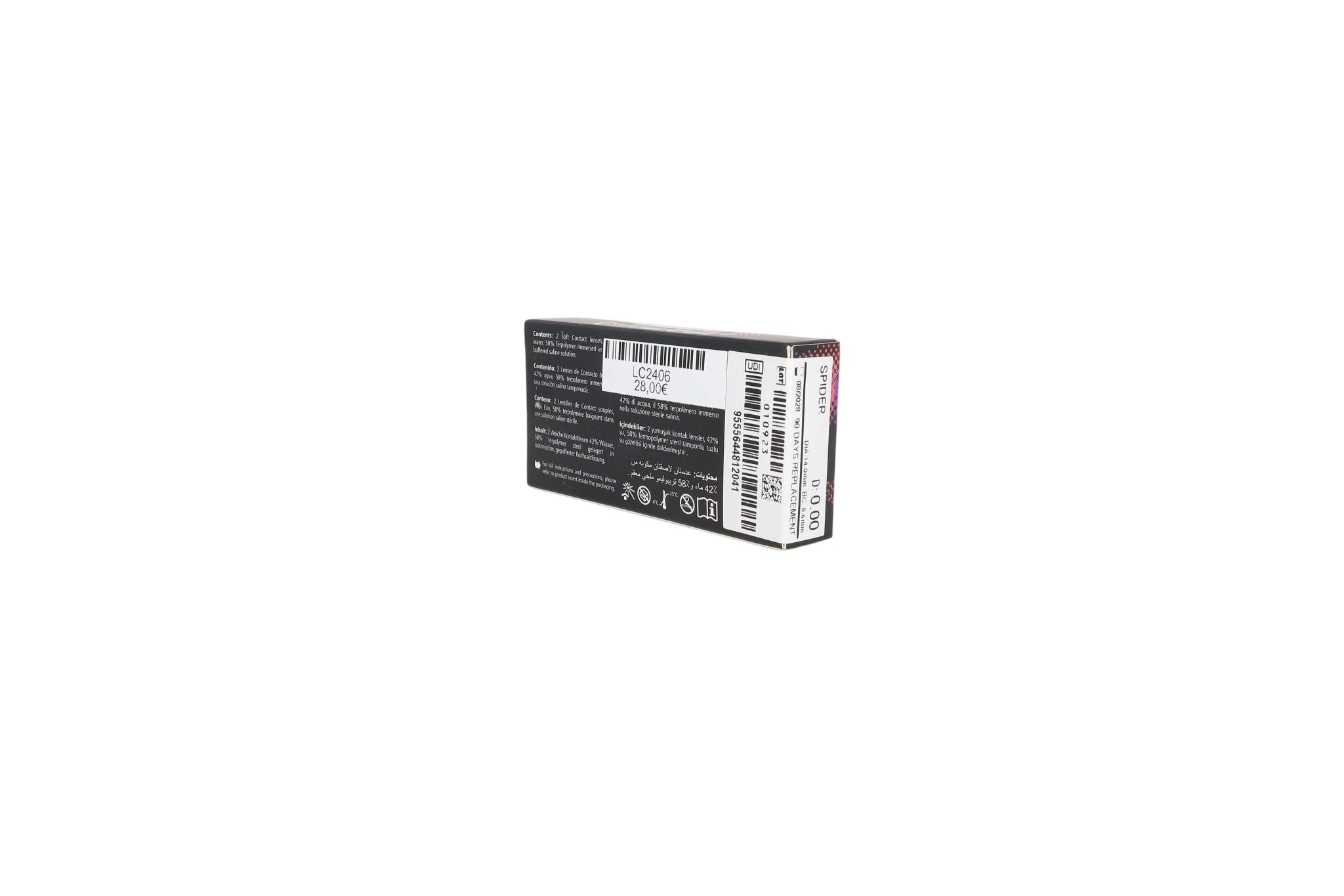 Crazy Lens Spider Diam:14 Raio:8.60 - Jorge Oculista