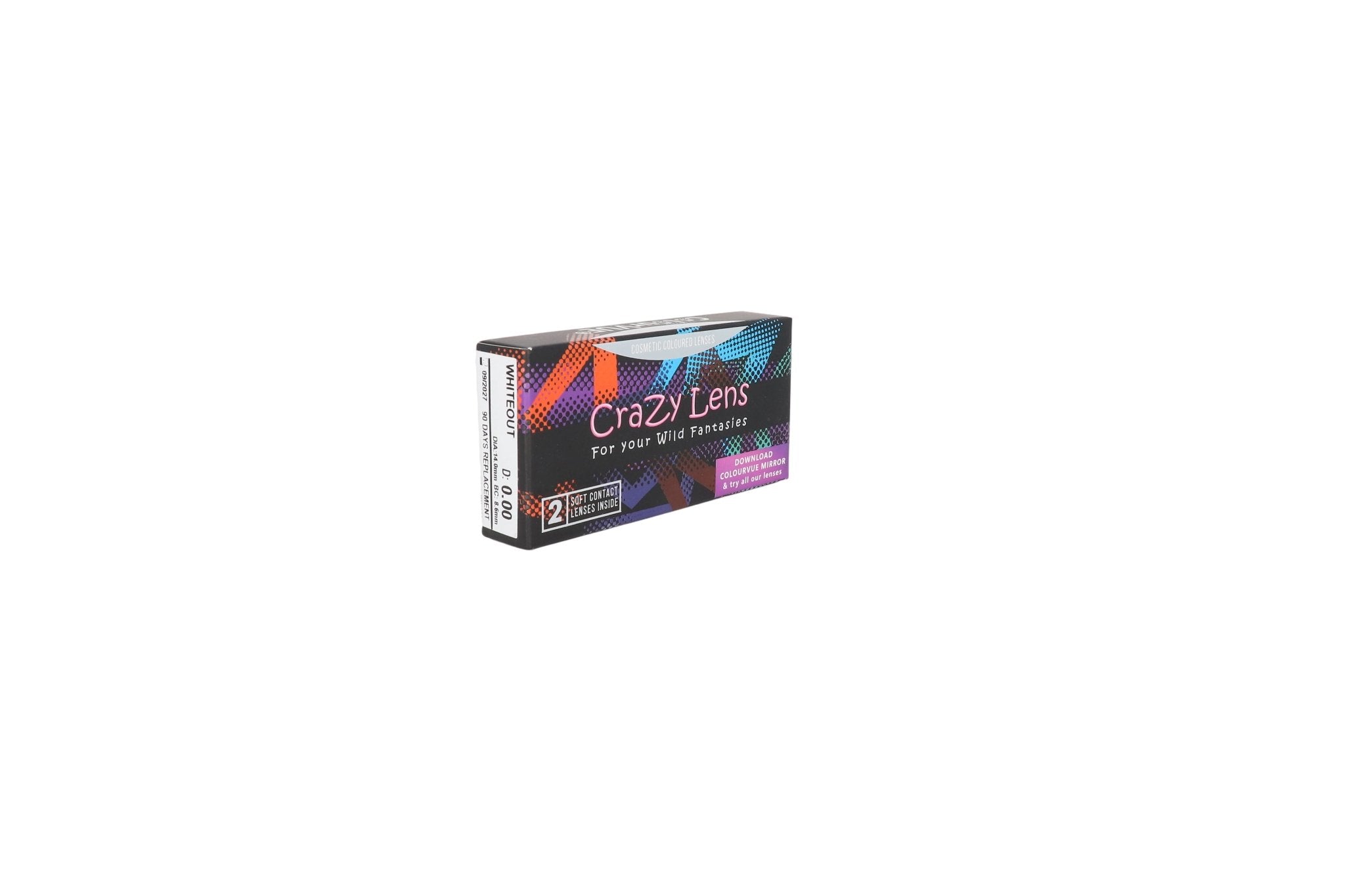 Crazy Lens Whiteout Diam:14 Raio:8.60 - Jorge Oculista