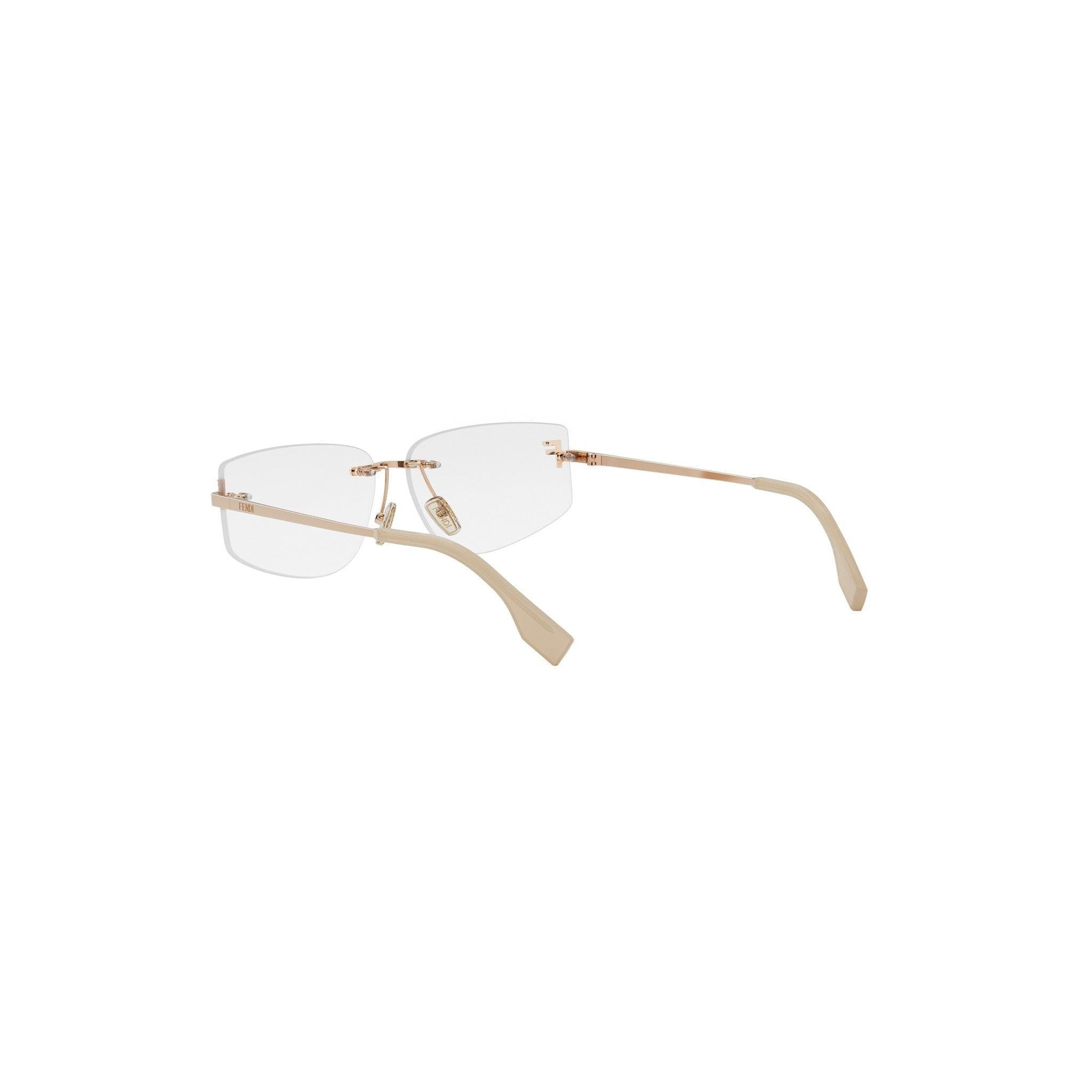 FENDI FIRST CRYSTAL GEOMETRIC EYEGLASSES - Jorge Oculista