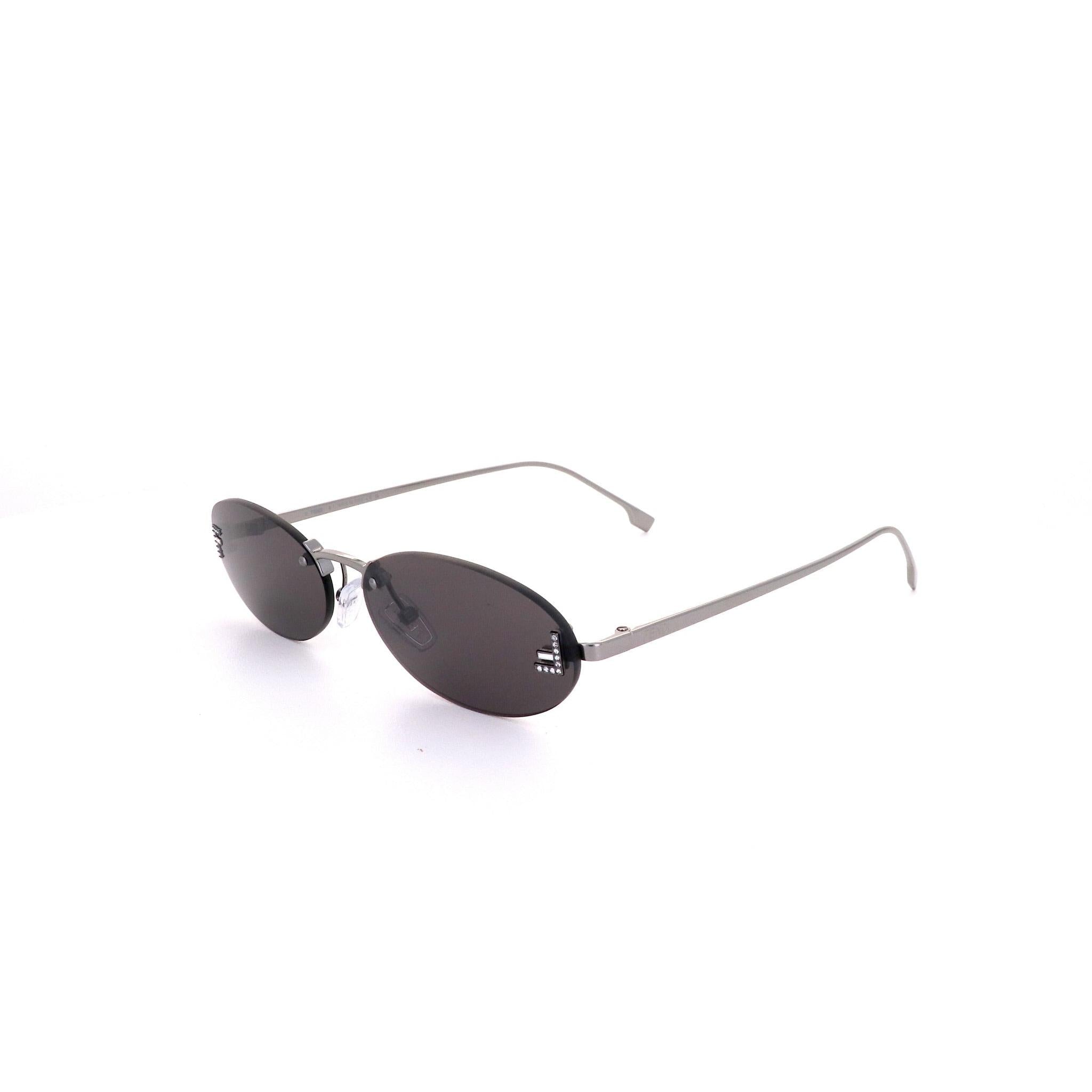 FENDI FIRST CRYSTAL OVAL SUNGLASSES - Jorge Oculista