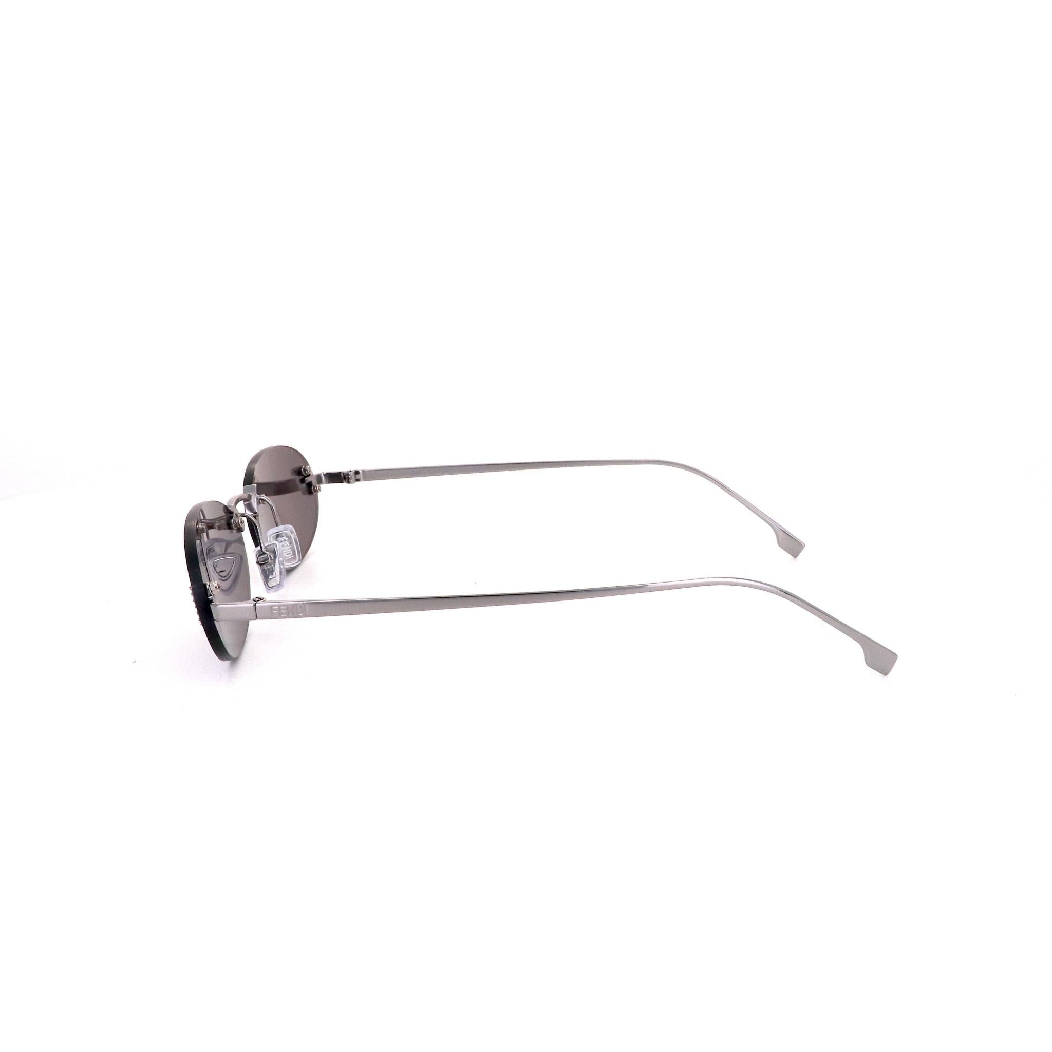 FENDI FIRST CRYSTAL OVAL SUNGLASSES - Jorge Oculista