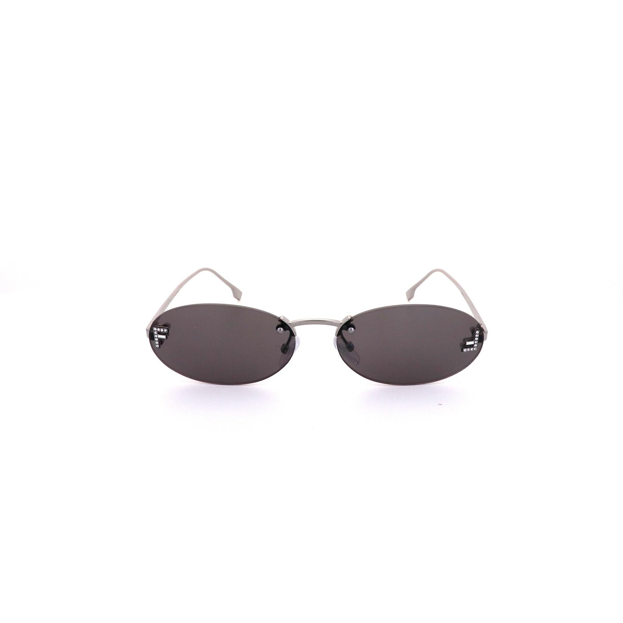 FENDI FIRST CRYSTAL OVAL SUNGLASSES - Jorge Oculista