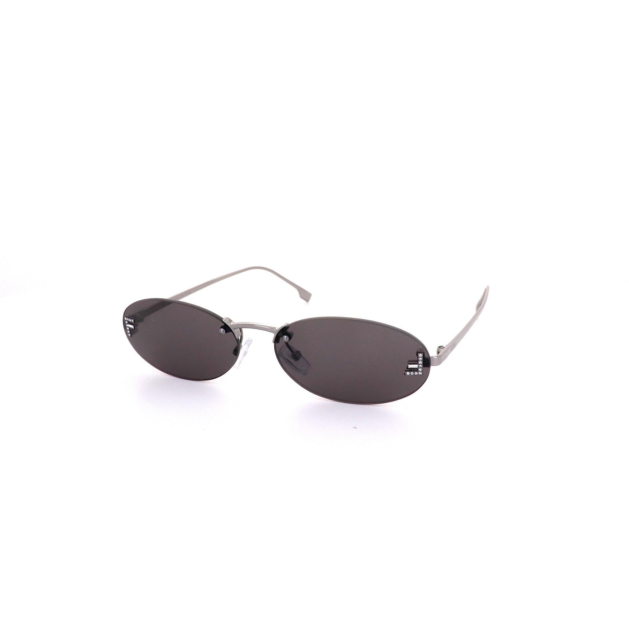 FENDI FIRST CRYSTAL OVAL SUNGLASSES - Jorge Oculista