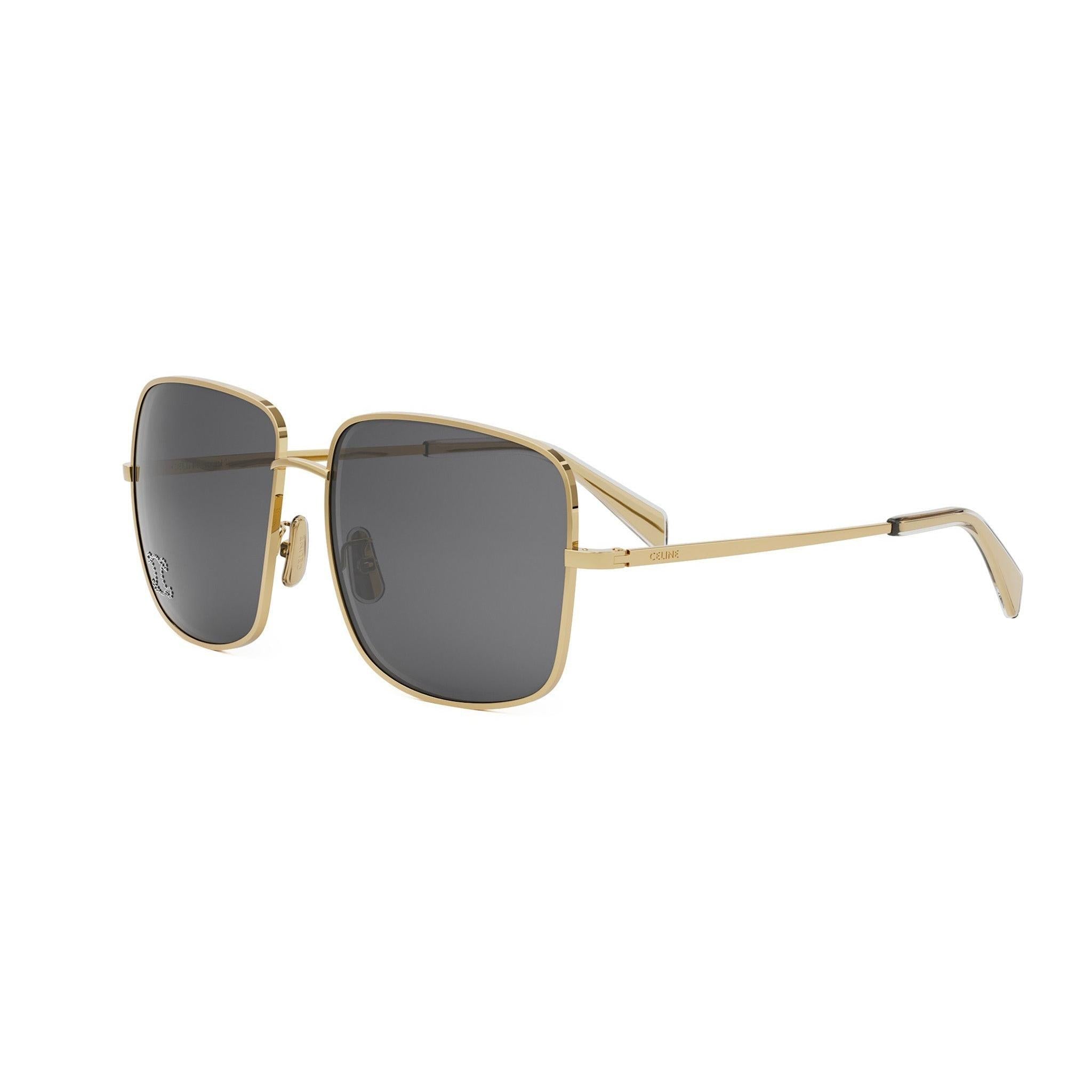 RHINESTONE TRIOMPHE SQUARE SUNGLASSES - Jorge Oculista