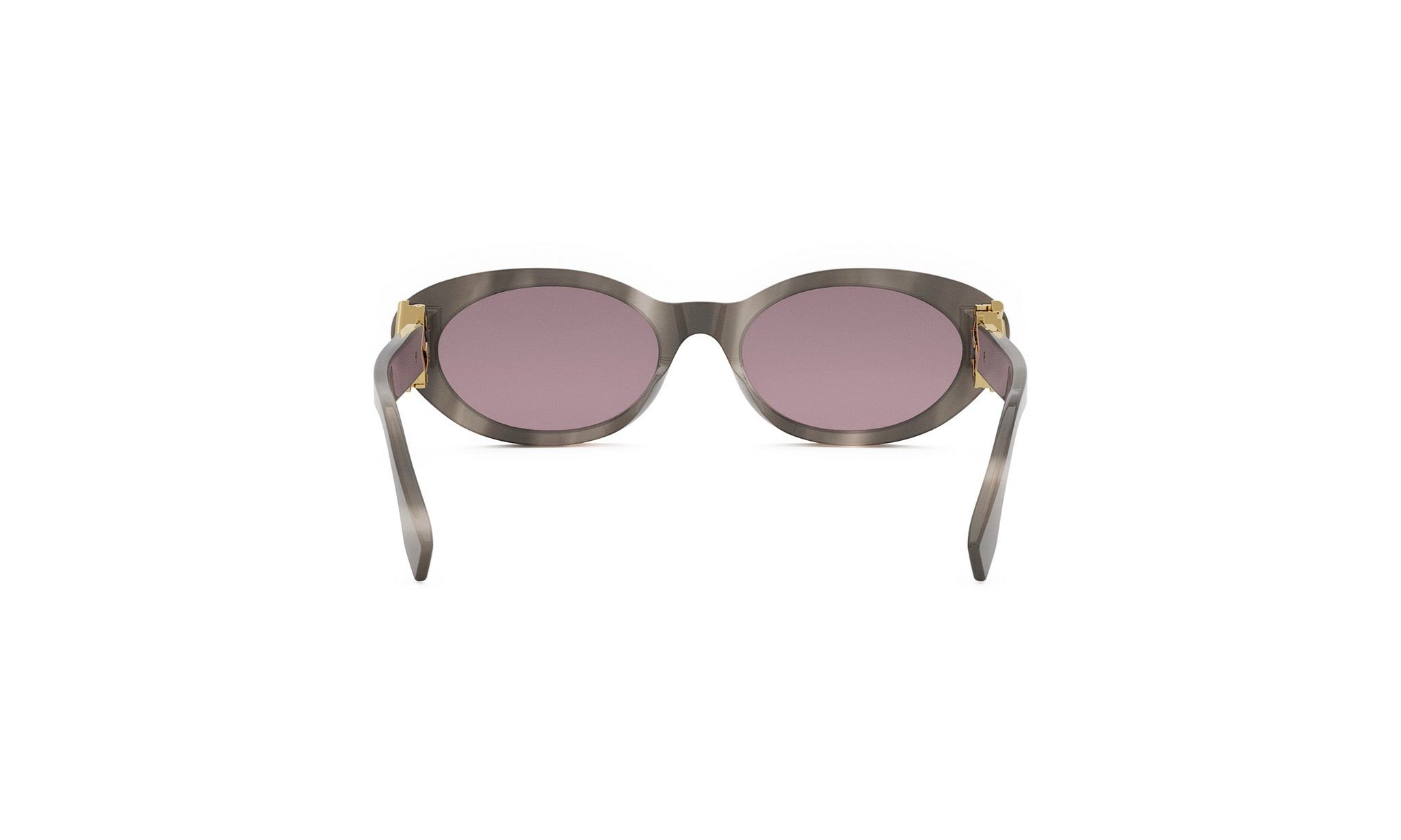A pair of stylish sunglasses with dark frames and dark lenses.