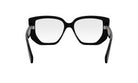 A pair of black-framed glasses with a sleek, modern design.