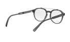 A pair of black-framed glasses with a sleek, modern design.