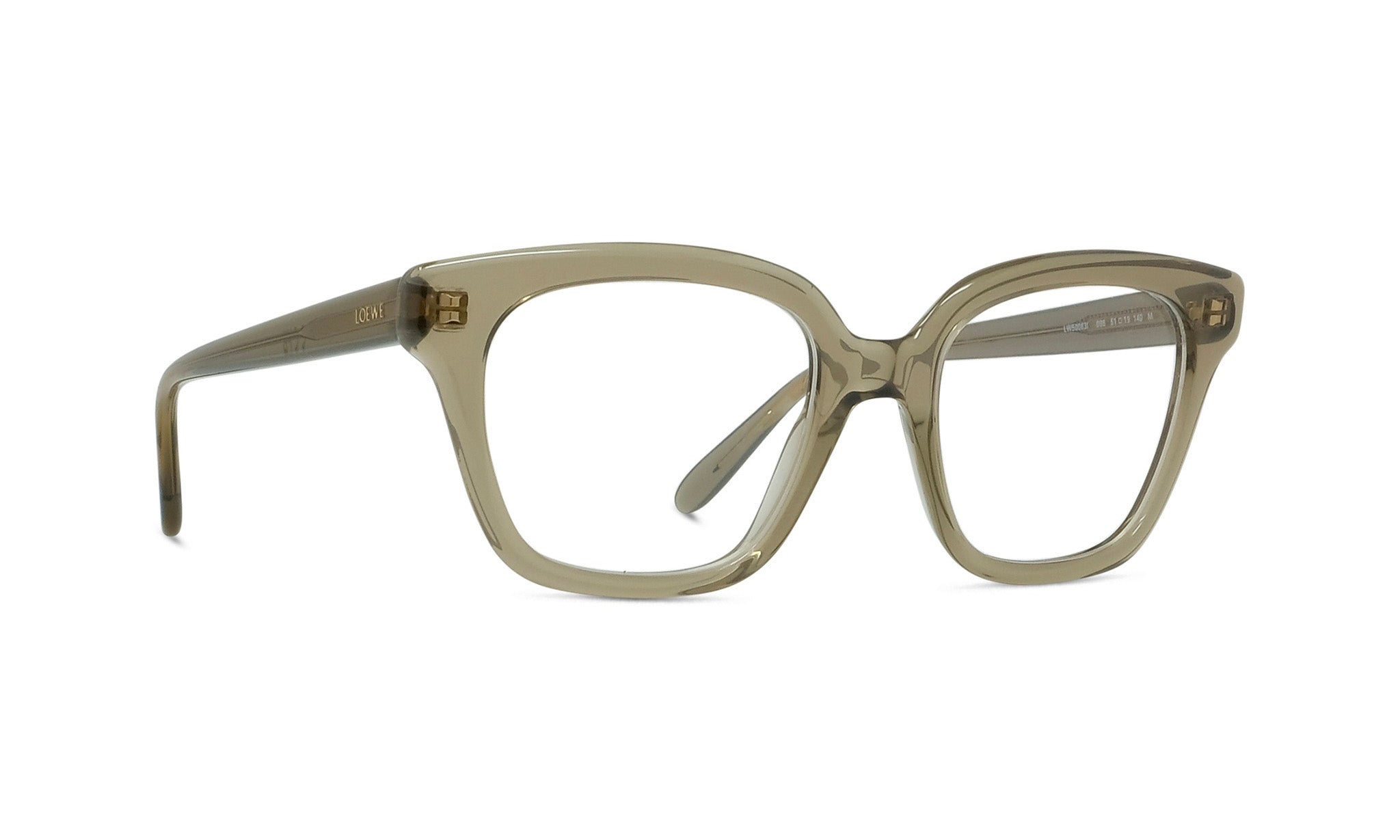 A pair of brown-framed glasses with clear lenses.