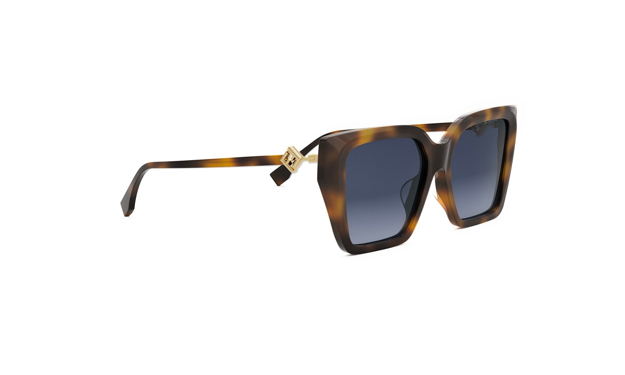 A pair of stylish sunglasses with a dark frame and dark lenses.