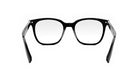 A pair of black-framed glasses with a sleek, modern design.