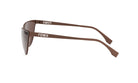 A pair of brown Fendi sunglasses with the brand name visible on the frame.