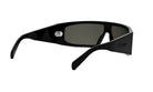 A pair of black sunglasses with a Celine logo on the frame.