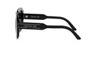 A pair of black Christian Dior sunglasses with the brand name visible on the frame.