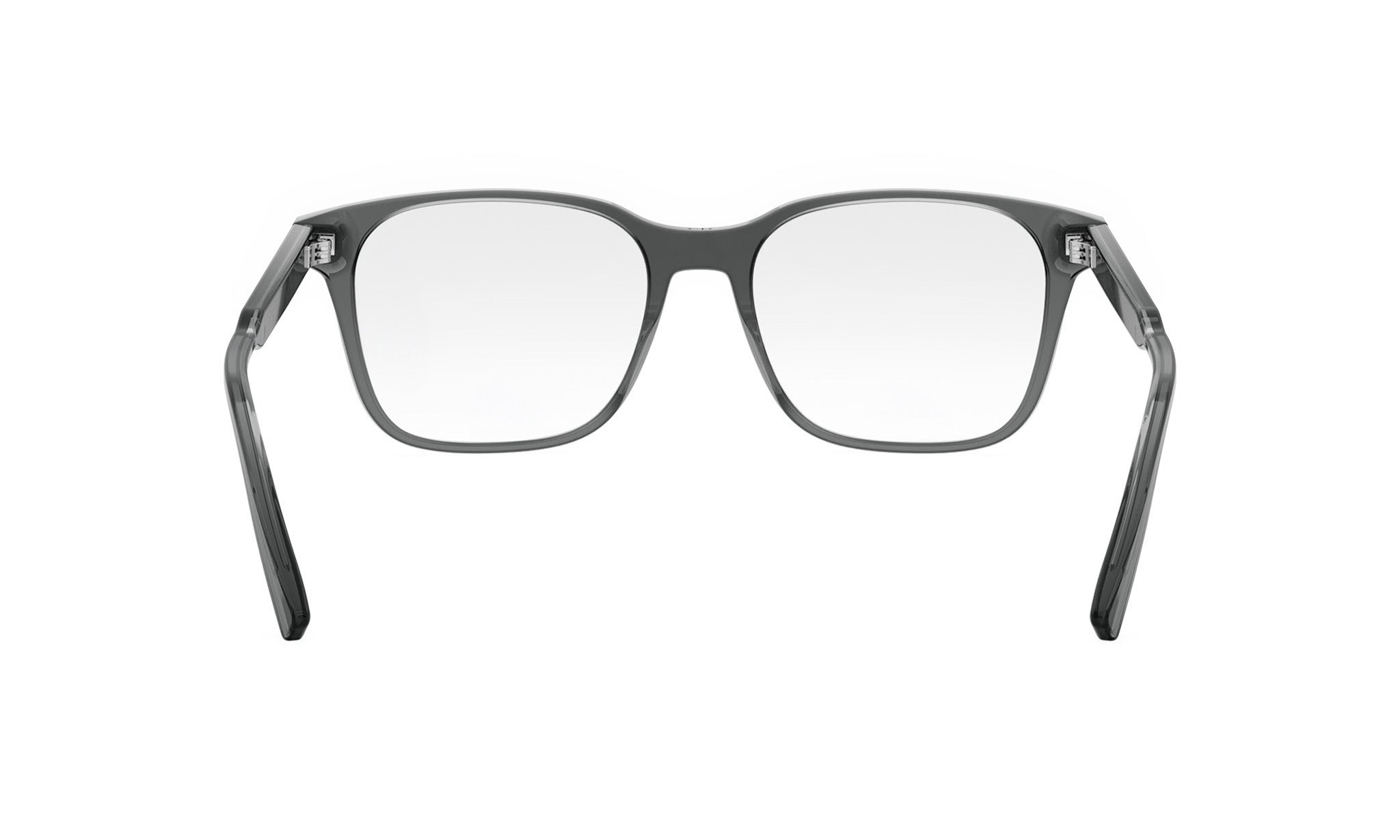 A pair of black-framed glasses with a sleek, modern design.