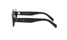 A pair of black sunglasses with the Celine Paris logo on the frame.