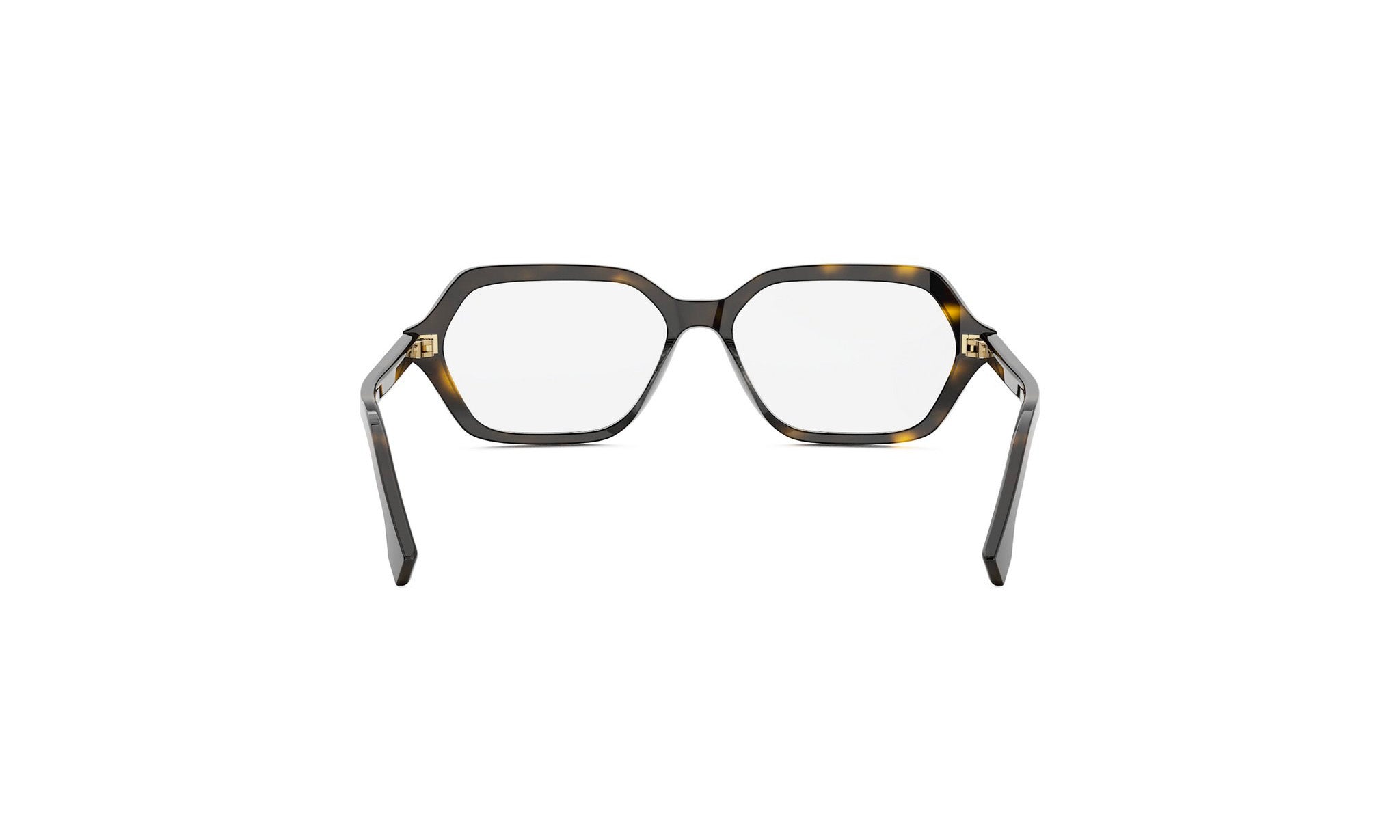 A pair of stylish, black-framed glasses with a tortoiseshell pattern.