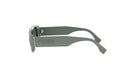 A pair of green Fendi sunglasses with the brand name visible on the frame.