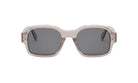 A pair of stylish sunglasses with dark lenses.