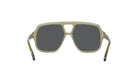 A pair of aviator sunglasses with dark lenses.