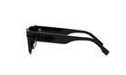 A pair of black sunglasses with the Fendi logo printed on the frame.