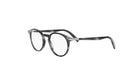 A pair of black-framed glasses with a sleek, modern design.