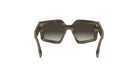 A pair of stylish sunglasses with a unique, angular frame design.