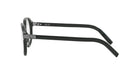 A pair of black-framed glasses with a sleek, modern design.
