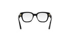 A pair of black-framed glasses with a sleek, modern design.