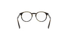 A pair of dark-framed glasses with a sleek, modern design.