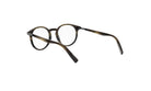 A pair of dark-framed glasses with a sleek, modern design.
