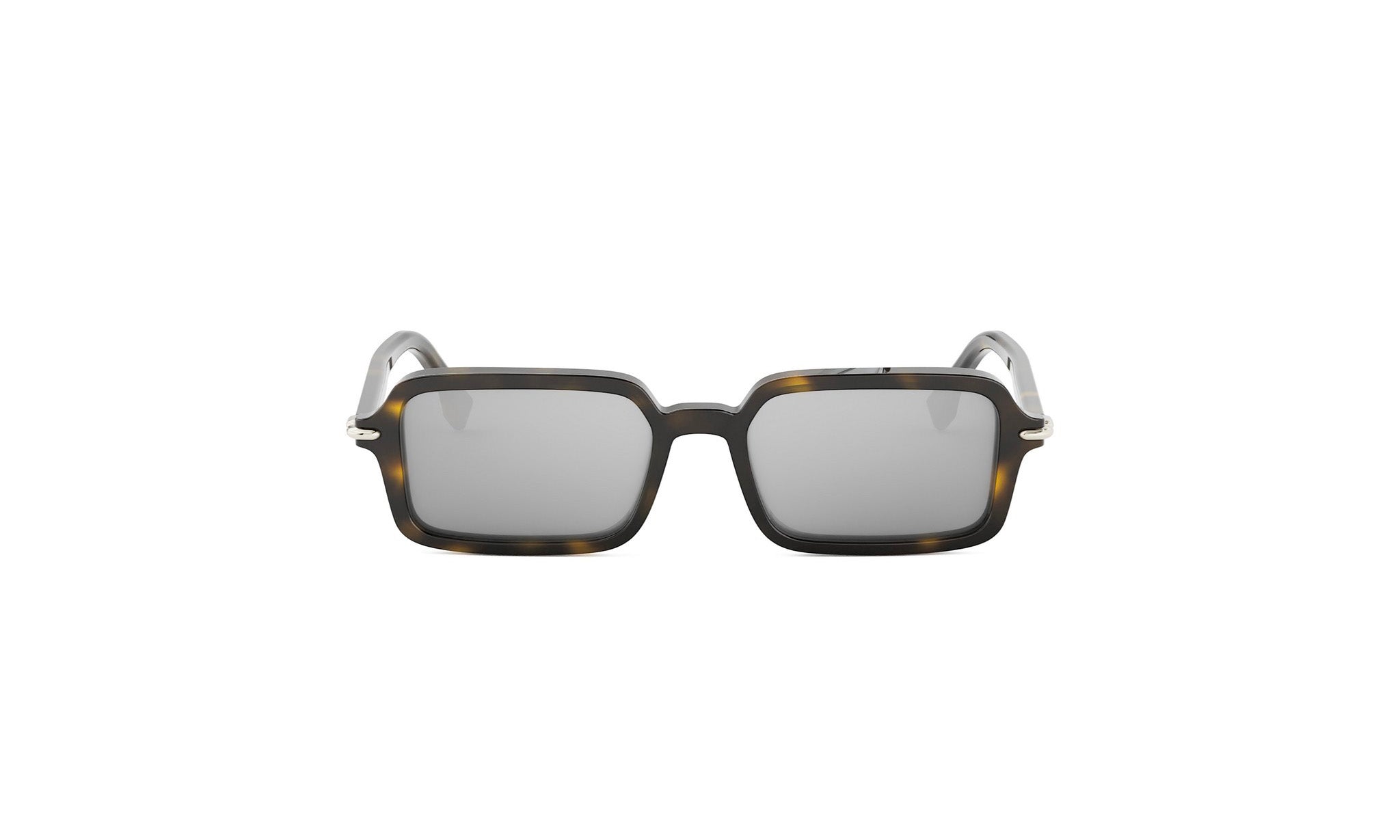 A pair of stylish sunglasses with a dark frame and dark lenses.