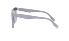 A pair of light purple sunglasses with a Fendi logo on the frame.