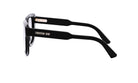 A pair of black Christian Dior sunglasses with a sleek, modern design.
