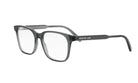 A pair of black-framed glasses with the brand name "Christian Dior" printed on the side.
