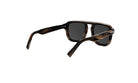 A pair of dark-framed sunglasses with a sleek, modern design.
